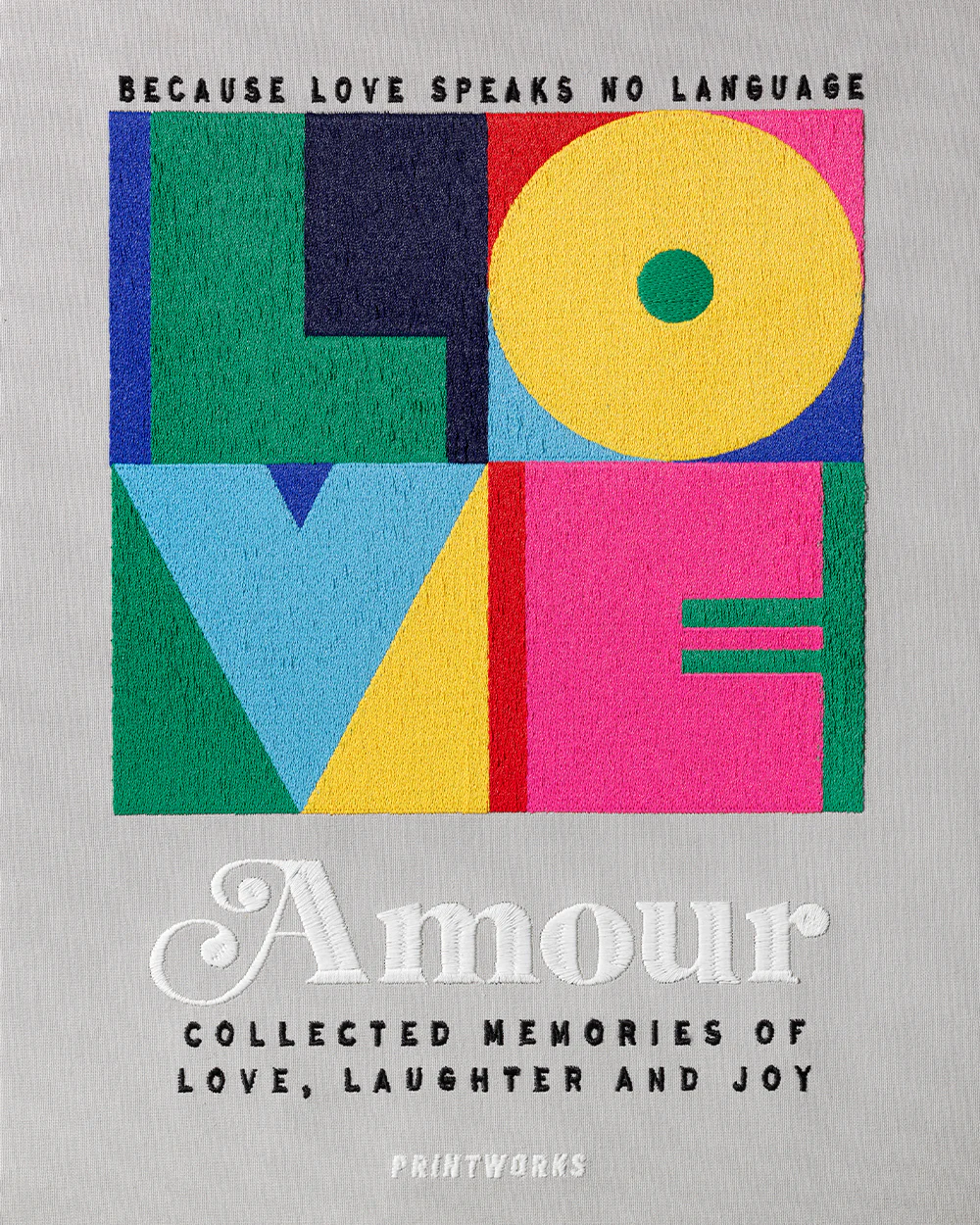 Amour, Embroidered - Image 4