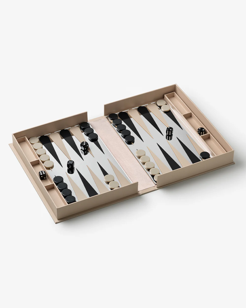 Art Of Backgammon Mirror, Beige/Clear - Image 4