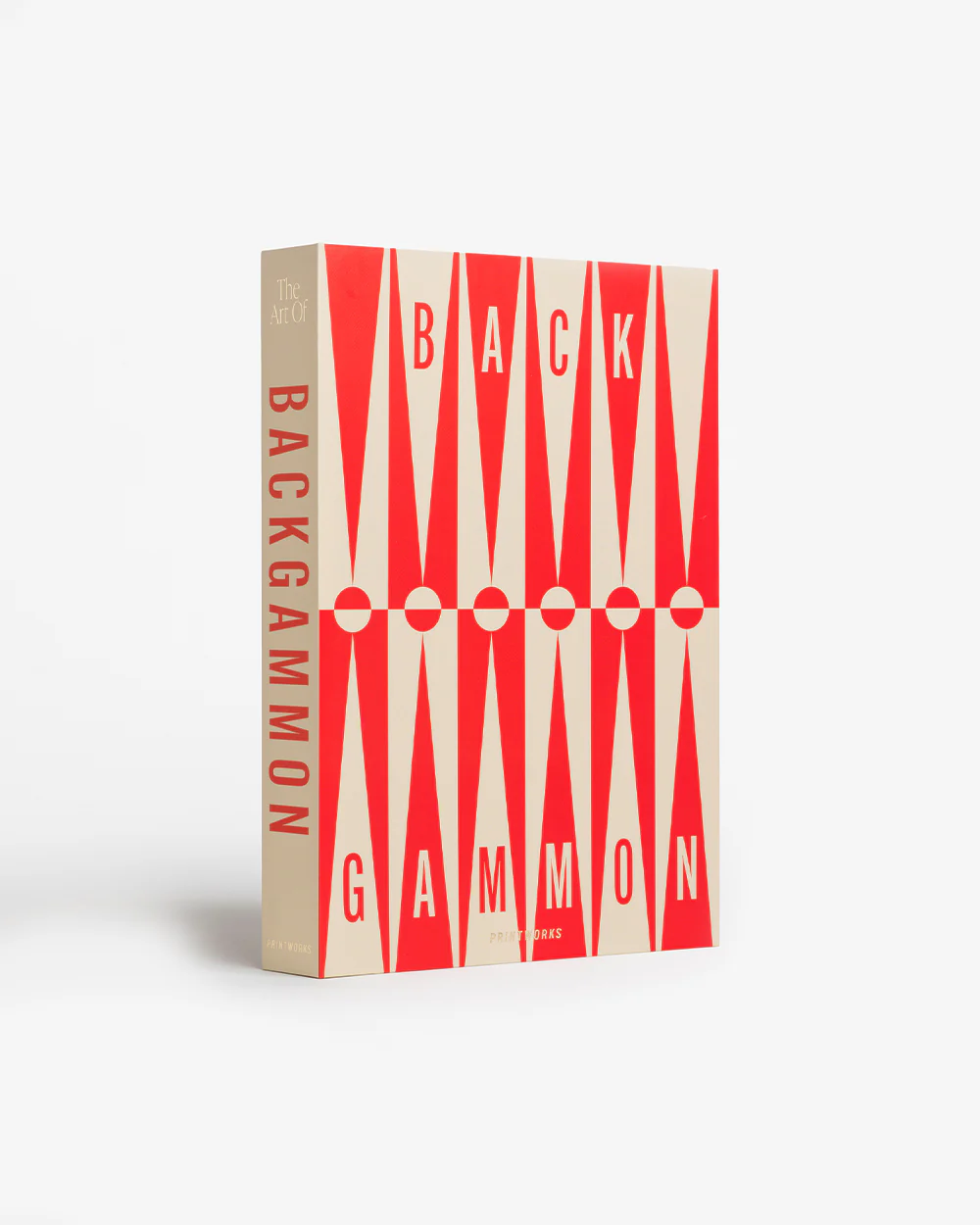 Art of Backgammon, Red/Cream - Image 3