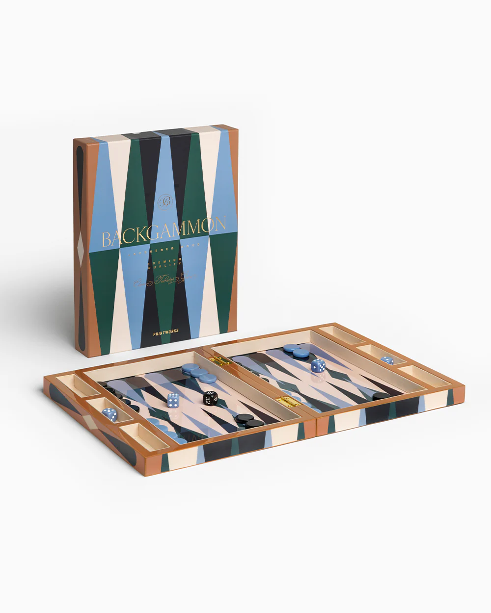 Lacquered Backgammon - Image 3