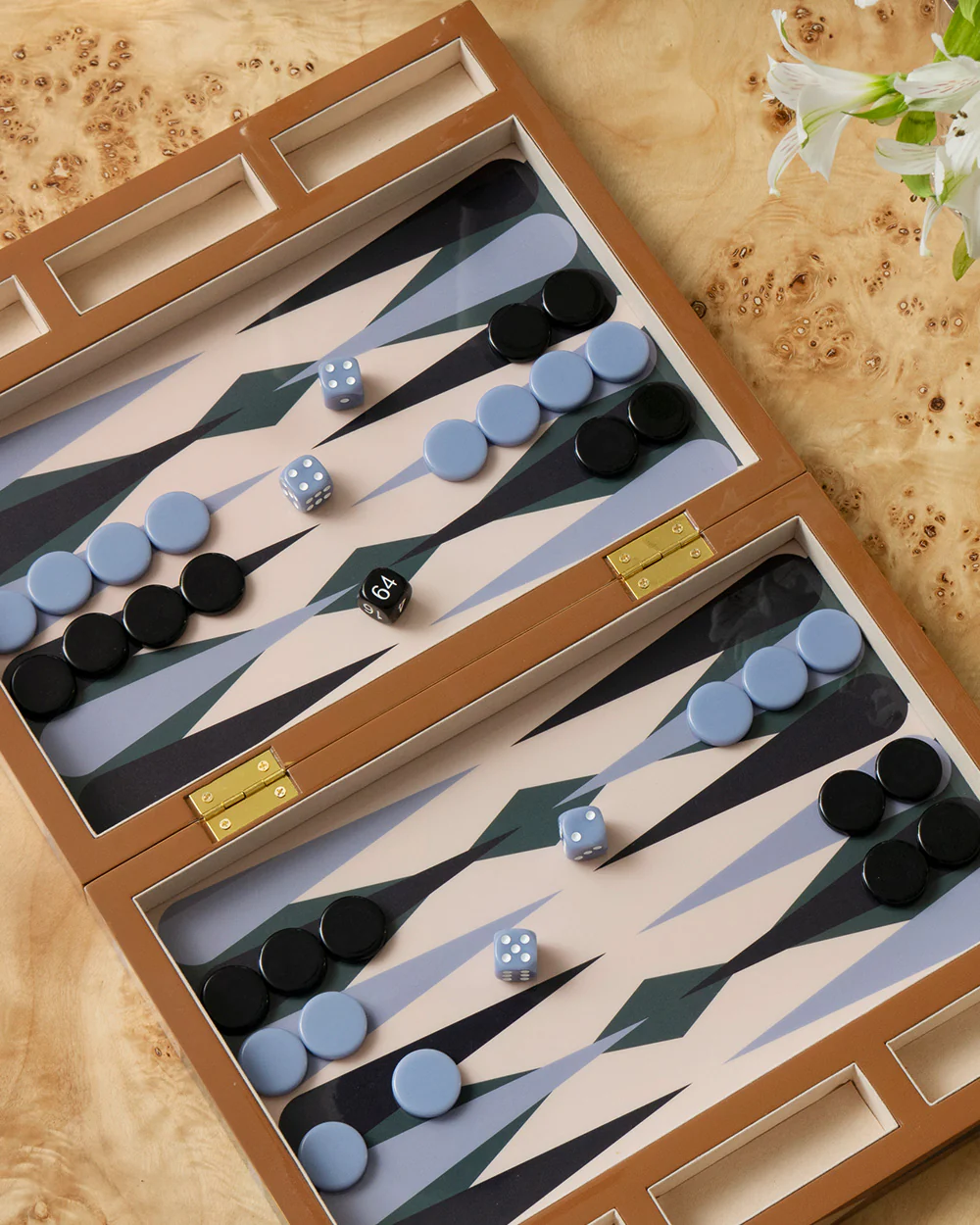 Lacquered Backgammon - Image 6